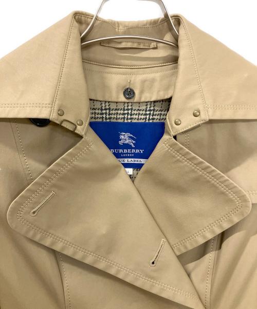BURBERRY BLUE LABEL（バーバリー ブルー レーベル）BURBERRY BLUE LABEL (バーバリー ブルー レーベル) E1A06-453-42　ライナー付トレンチコート ベージュ サイズ:34の古着・服飾アイテム