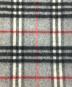 中古・古着 BURBERRY LONDON (バーバリーロンドン) ウールマフラー グレー×ブラック：5000円