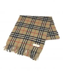 Burberry's（バーバリーズ）の古着「ウールマフラー」｜ベージュ