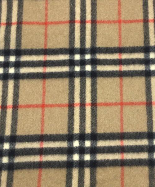 Burberry's（バーバリーズ）Burberry's (バーバリーズ) ウールマフラー ベージュの古着・服飾アイテム