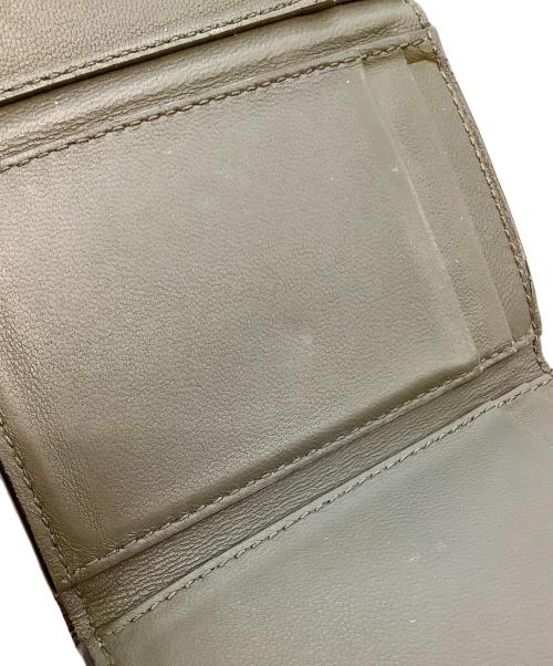 BOTTEGA VENETA（ボッテガベネタ）BOTTEGA VENETA (ボッテガベネタ) 3つ折り財布 ブラックの古着・服飾アイテム