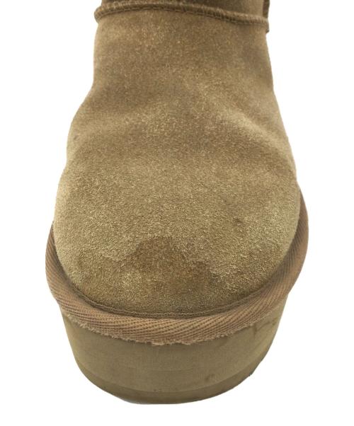 UGG（アグ）UGG (アグ) クラシック ウルトラ ミニ プラットフォーム ブラウン サイズ:USA6、UK4、EU37、JAPAN23の古着・服飾アイテム