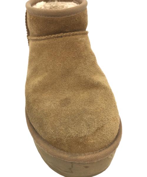 UGG（アグ）UGG (アグ) クラシック ウルトラ ミニ プラットフォーム ブラウン サイズ:USA6、UK4、EU37、JAPAN23の古着・服飾アイテム