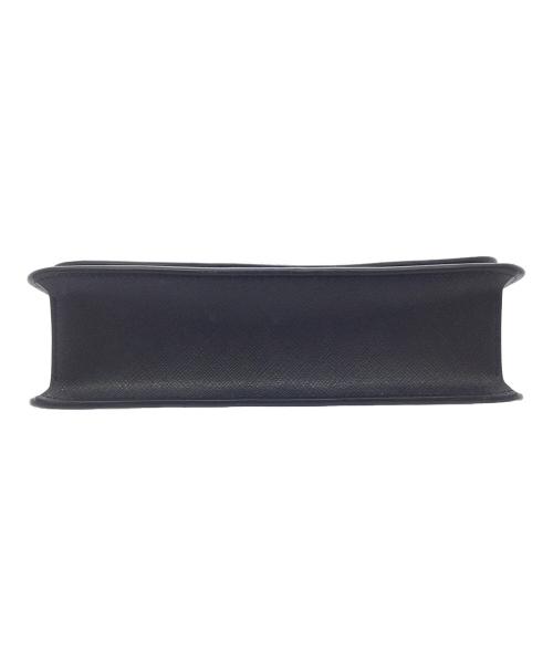 Kate Spade（ケイトスペード）Kate Spade (ケイトスペード) チェーンショルダーバッグ　レザーストラップ欠品 ブラック×ゴールドの古着・服飾アイテム