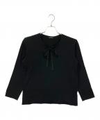 tricot COMME des GARCONSトリココムデギャルソン）の古着「TT-080330　長袖ブラウス」｜ブラック