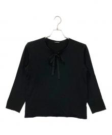 tricot COMME des GARCONS（トリココムデギャルソン）の古着「TT-080330　長袖ブラウス」｜ブラック