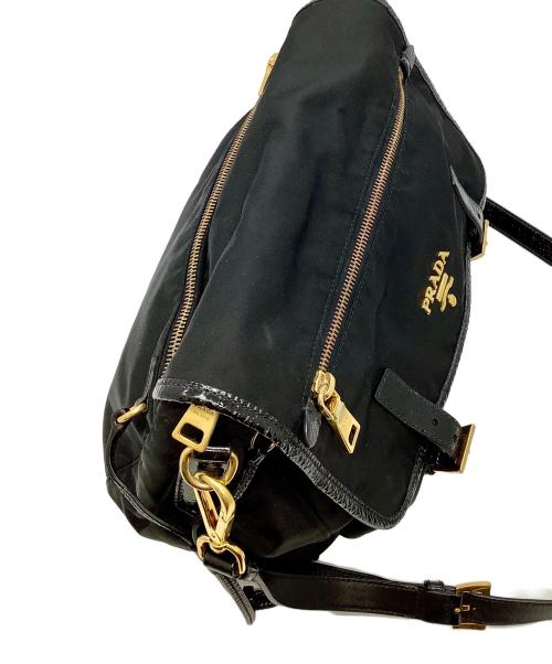 PRADA（プラダ）PRADA (プラダ) メッセンジャーバッグ ブラックの古着・服飾アイテム