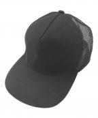 stussyステューシー）の古着「メッシュキャップ」｜ブラック