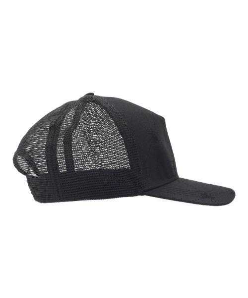 stussy（ステューシー）stussy (ステューシー) メッシュキャップ ブラックの古着・服飾アイテム
