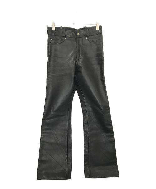 HARLEY-DAVIDSON（ハーレーダビッドソン）HARLEY-DAVIDSON (ハーレーダビッドソン) レザーパンツ ブラック サイズ:30の古着・服飾アイテム