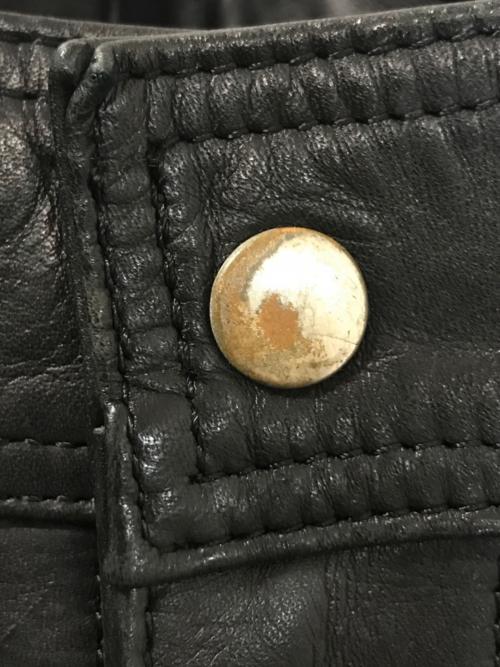 HARLEY-DAVIDSON（ハーレーダビッドソン）HARLEY-DAVIDSON (ハーレーダビッドソン) レザーパンツ ブラック サイズ:30の古着・服飾アイテム