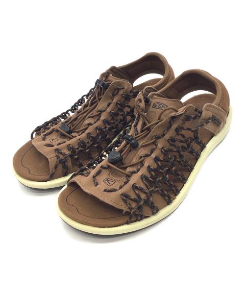 KEEN（キーン）KEEN (キーン) UNEEK II OT KEEN ブラウン サイズ:27.5の古着・服飾アイテム