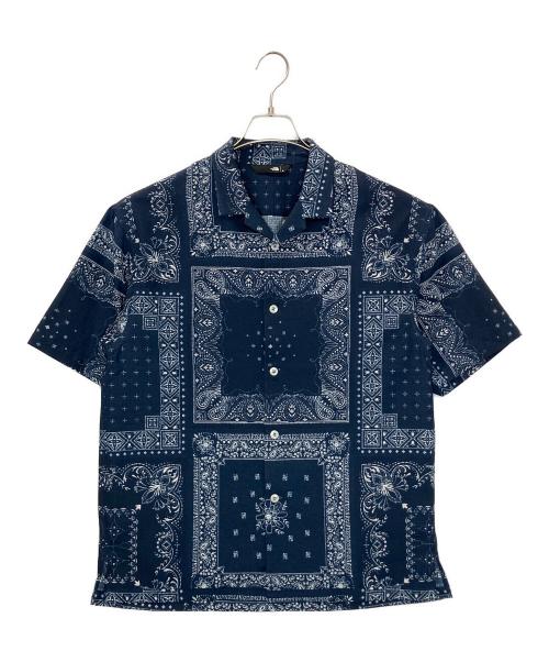 THE NORTH FACE（ザ ノース フェイス）THE NORTH FACE (ザ ノース フェイス) NR22330 アロハシャツ ネイビー サイズ:Mの古着・服飾アイテム
