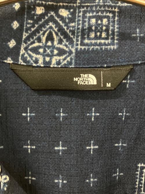 THE NORTH FACE（ザ ノース フェイス）THE NORTH FACE (ザ ノース フェイス) NR22330 アロハシャツ ネイビー サイズ:Mの古着・服飾アイテム