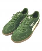 PUMAプーマ）の古着「PALERMO」｜グリーン×ベージュ