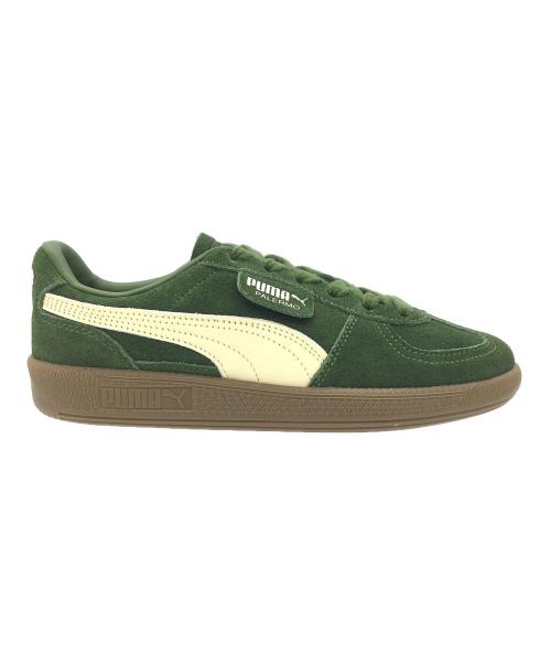 PUMA（プーマ）PUMA (プーマ) PALERMO グリーン×ベージュ サイズ:UK4.5、EUR37.5、US5.5、CM23.5 未使用品の古着・服飾アイテム
