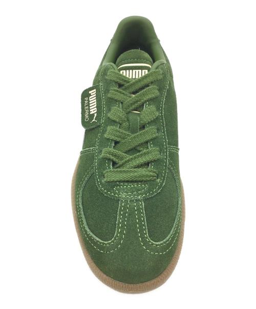 PUMA（プーマ）PUMA (プーマ) PALERMO グリーン×ベージュ サイズ:UK4.5、EUR37.5、US5.5、CM23.5 未使用品の古着・服飾アイテム