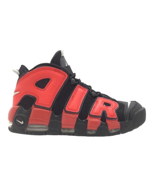 NIKE（ナイキ）NIKE (ナイキ) Air More Uptempo '96  ブラック×ネイビー×レッド サイズ:US8.5、UK7.5、EUR42、cm26.5、BR40、CN265(2.5)の古着・服飾アイテム
