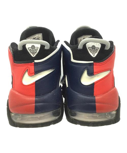 NIKE（ナイキ）NIKE (ナイキ) Air More Uptempo '96  ブラック×ネイビー×レッド サイズ:US8.5、UK7.5、EUR42、cm26.5、BR40、CN265(2.5)の古着・服飾アイテム