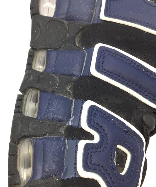NIKE（ナイキ）NIKE (ナイキ) Air More Uptempo '96  ブラック×ネイビー×レッド サイズ:US8.5、UK7.5、EUR42、cm26.5、BR40、CN265(2.5)の古着・服飾アイテム