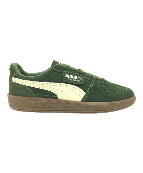 PUMA（プーマ）PUMA (プーマ) PALERMO グリーン×ベージュ サイズ:UK4.5、EUR37.5、US5.5、CM23.5 未使用品の古着・服飾アイテム