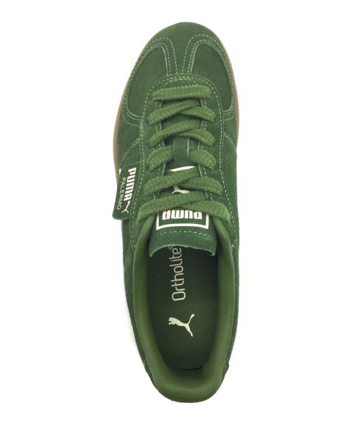 PUMA（プーマ）PUMA (プーマ) PALERMO グリーン×ベージュ サイズ:UK4.5、EUR37.5、US5.5、CM23.5 未使用品の古着・服飾アイテム