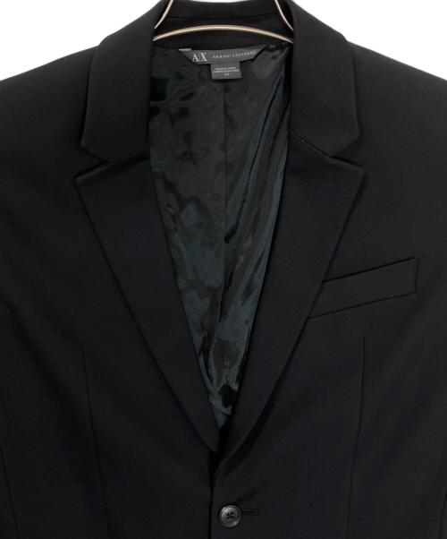 ARMANI EXCHANGE（アルマーニ エクスチェンジ）ARMANI EXCHANGE (アルマーニ エクスチェンジ) テーラードジャケット ブラック サイズ:Sの古着・服飾アイテム