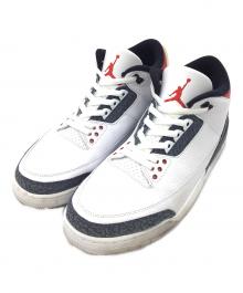 NIKE（ナイキ）の古着「AIR JORDAN 3 RETRO SE-T」｜ホワイト×レッド×ブラック