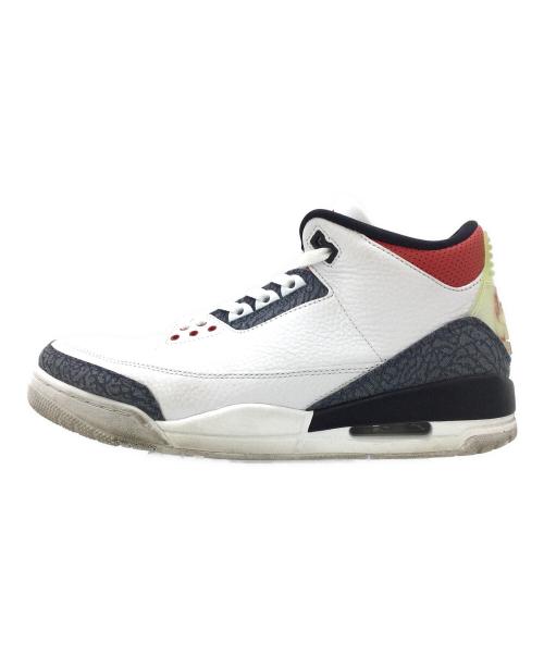 NIKE（ナイキ）NIKE (ナイキ) AIR JORDAN 3 RETRO SE-T ホワイト×レッド×ブラック サイズ:US11、UK10、EUR45、cm29、BR43、CN290（2.5）の古着・服飾アイテム