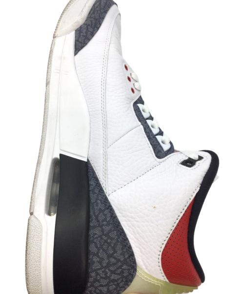NIKE（ナイキ）NIKE (ナイキ) AIR JORDAN 3 RETRO SE-T ホワイト×レッド×ブラック サイズ:US11、UK10、EUR45、cm29、BR43、CN290（2.5）の古着・服飾アイテム