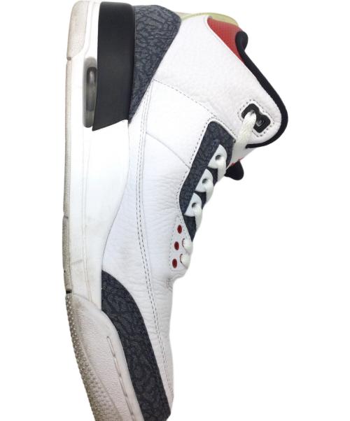 NIKE（ナイキ）NIKE (ナイキ) AIR JORDAN 3 RETRO SE-T ホワイト×レッド×ブラック サイズ:US11、UK10、EUR45、cm29、BR43、CN290（2.5）の古着・服飾アイテム