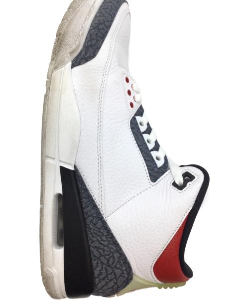 NIKE（ナイキ）NIKE (ナイキ) AIR JORDAN 3 RETRO SE-T ホワイト×レッド×ブラック サイズ:US11、UK10、EUR45、cm29、BR43、CN290（2.5）の古着・服飾アイテム
