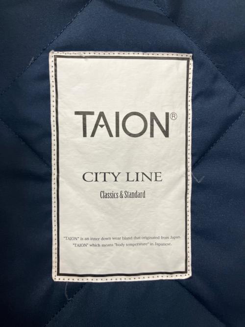 TAION（タイオン）TAION (タイオン) ダウンコート ブラック サイズ:記載無しの古着・服飾アイテム