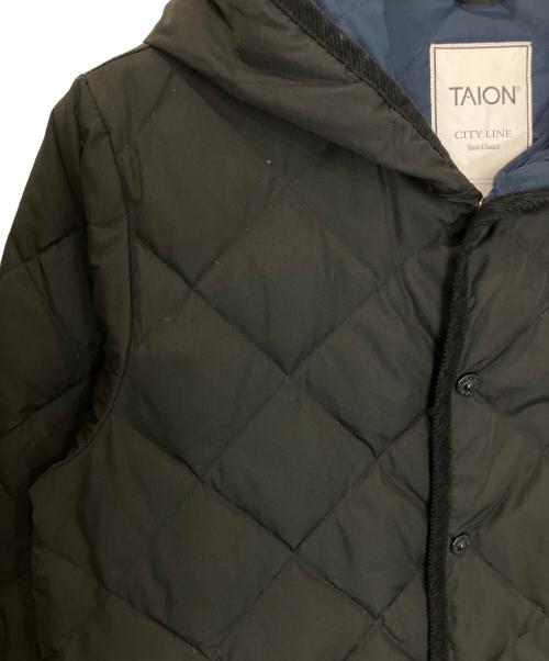 TAION（タイオン）TAION (タイオン) ダウンコート ブラック サイズ:記載無しの古着・服飾アイテム