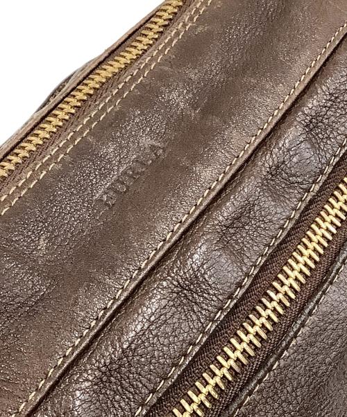 FURLA（フルラ）FURLA (フルラ) レザーショルダーバッグ ブラウンの古着・服飾アイテム