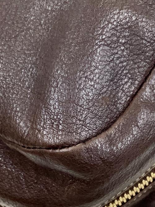 FURLA（フルラ）FURLA (フルラ) レザーショルダーバッグ ブラウンの古着・服飾アイテム
