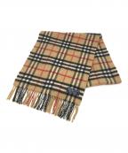 Burberry'sバーバリーズ）の古着「カシミヤマフラー」｜ブラウン×ブラック