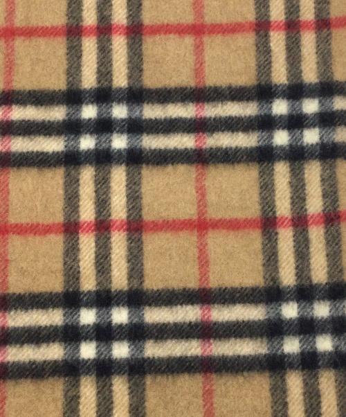 Burberry's（バーバリーズ）Burberry's (バーバリーズ) カシミヤマフラー ブラウン×ブラックの古着・服飾アイテム