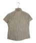 BURBERRY LONDON (バーバリーロンドン) FEA50-033-14　半袖ブラウス ベージュ×ブラック サイズ:38：6000円