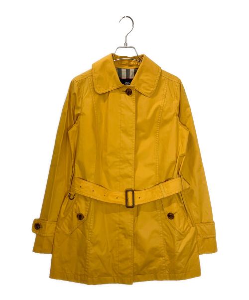 BURBERRY LONDON（バーバリーロンドン）BURBERRY LONDON (バーバリーロンドン) FRA35-215-80　コート イエロー サイズ:38の古着・服飾アイテム