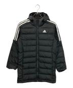 adidasアディダス）の古着「GH4604　エッセンシャルズ ダウンパーカー」｜ブラック