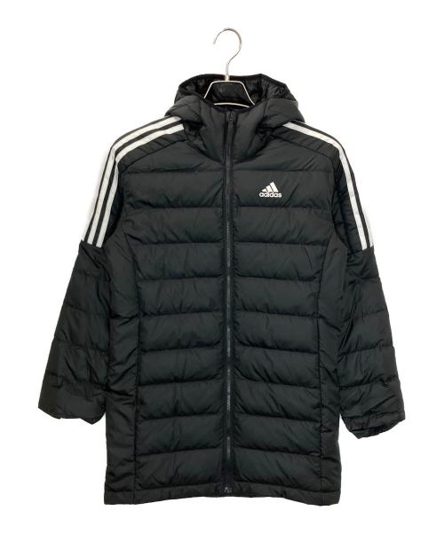 adidas（アディダス）adidas (アディダス) GH4604　エッセンシャルズ ダウンパーカー ブラック サイズ:Mの古着・服飾アイテム