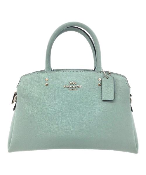 COACH（コーチ）COACH (コーチ) 2WAYバッグ ブルーの古着・服飾アイテム