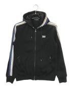 DOLCE & GABBANAドルチェ＆ガッバーナ）の古着「13A-SL-001　ジップパーカー」｜ブラック
