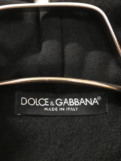 DOLCE & GABBANA（ドルチェ＆ガッバーナ）DOLCE & GABBANA (ドルチェ＆ガッバーナ) 13A-SL-001　ジップパーカー ブラック サイズ:48の古着・服飾アイテム