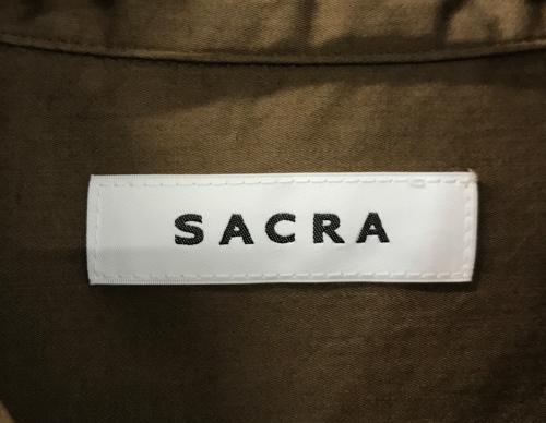 SACRA（サクラ）SACRA (サクラ) 125517071 長袖シャツ ブラウン サイズ:38の古着・服飾アイテム