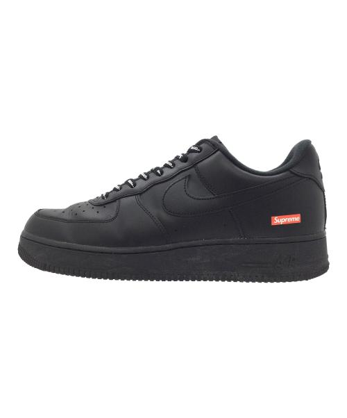 NIKE（ナイキ）NIKE (ナイキ) SUPREME (シュプリーム) Air Force 1 Low ブラック サイズ:US10.5、UK9.5、cm28.5、BR42.5、CN285(2.5)の古着・服飾アイテム