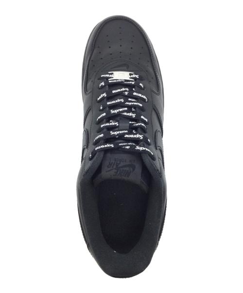 NIKE（ナイキ）NIKE (ナイキ) SUPREME (シュプリーム) Air Force 1 Low ブラック サイズ:US10.5、UK9.5、cm28.5、BR42.5、CN285(2.5)の古着・服飾アイテム