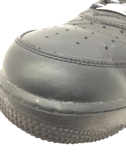 NIKE（ナイキ）NIKE (ナイキ) SUPREME (シュプリーム) Air Force 1 Low ブラック サイズ:US10.5、UK9.5、cm28.5、BR42.5、CN285(2.5)の古着・服飾アイテム