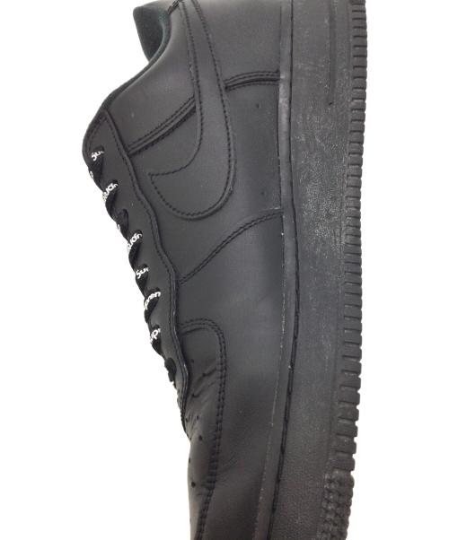 NIKE（ナイキ）NIKE (ナイキ) SUPREME (シュプリーム) Air Force 1 Low ブラック サイズ:US10.5、UK9.5、cm28.5、BR42.5、CN285(2.5)の古着・服飾アイテム